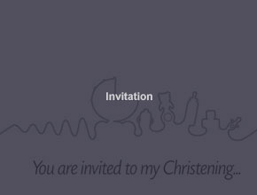 christening invitation